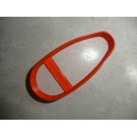 6X CARROT OUTLINE ROOT VEGETABLE FONDANT CUTTER CUPCAKE TOPPER SIZE 1.75 INCH USA MADE FD4353