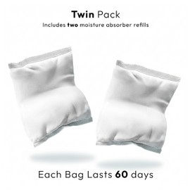iN Dehumidifier Bags – Refillable Moisture Absorber Refills – Fresh Linen Scent, Condensation Bags for Damp, Mould & Condensation Control in Home, Wardrobe, Bathroom & Cars (Bags)