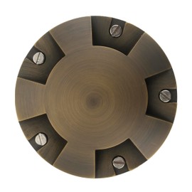 Generic Outdoor Landscape In-Ground Well Light Solid Brass Light Bonze Finish Hardwired Low Voltage 12V MR16 LED Bulb for Garden Patio and Backyard