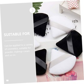 Baluue 12pcs Triangle Makeup Sponges for Face Powder Beauty Dual-use Elasticity Natural Makeup Application Suitable for Foundation Concealer Blush
