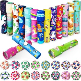 Xeehwb 16 Pcs Classic Kaleidoscopes,Vintage Educational Kaleidoscopes,Retro Kids Kaleidoscope Toy for Return Gifts,Party Favor,Bag Fillers,School Prize,Random Style(Cute Style)