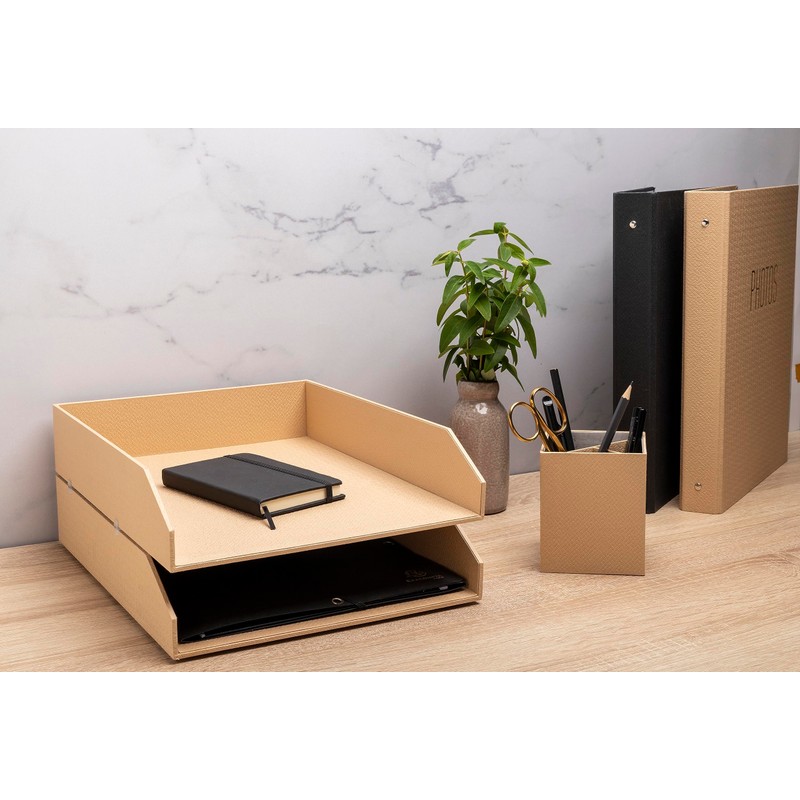 Exacompta 14602E Office By Me Letter Trays Recycled Cardboard DIN