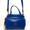 Patricia Nash Sky Blue Leather Noelle Top Handle Crossbody Satchel