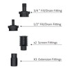 Toolazy Ebb & Flow Fitting Kit，Ebb and Flow Fitting Complete