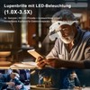 DEESOSPRO Magnifying Glasses with LED Lighting (1.0X-3.5X) for Glasses Wearers