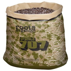 Aurora Innovations Roots Organic Formula 3 Cubic Feet 707 Growing Mix Peat, Compost, Coco Lawn Garden Large Container Water Retention Potting Soil in 30 Gallon Grow Bag