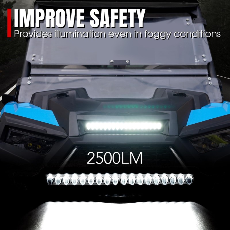 A & UTV PRO LED Hood Scoop Light for Polaris