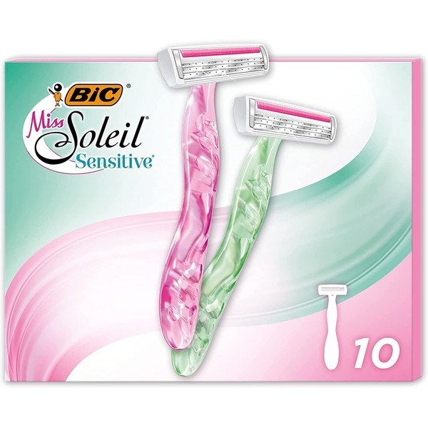 BIC Miss Soleil Sensitive Women's Razor, 1 x Pack of