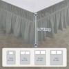 Elastic Wrap Around Bed Skirt - Easy Fit with 15-Inch