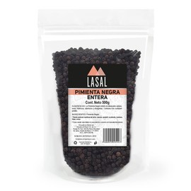 Pimienta negra entera 500 Gramos Pouch Resellable Lasal