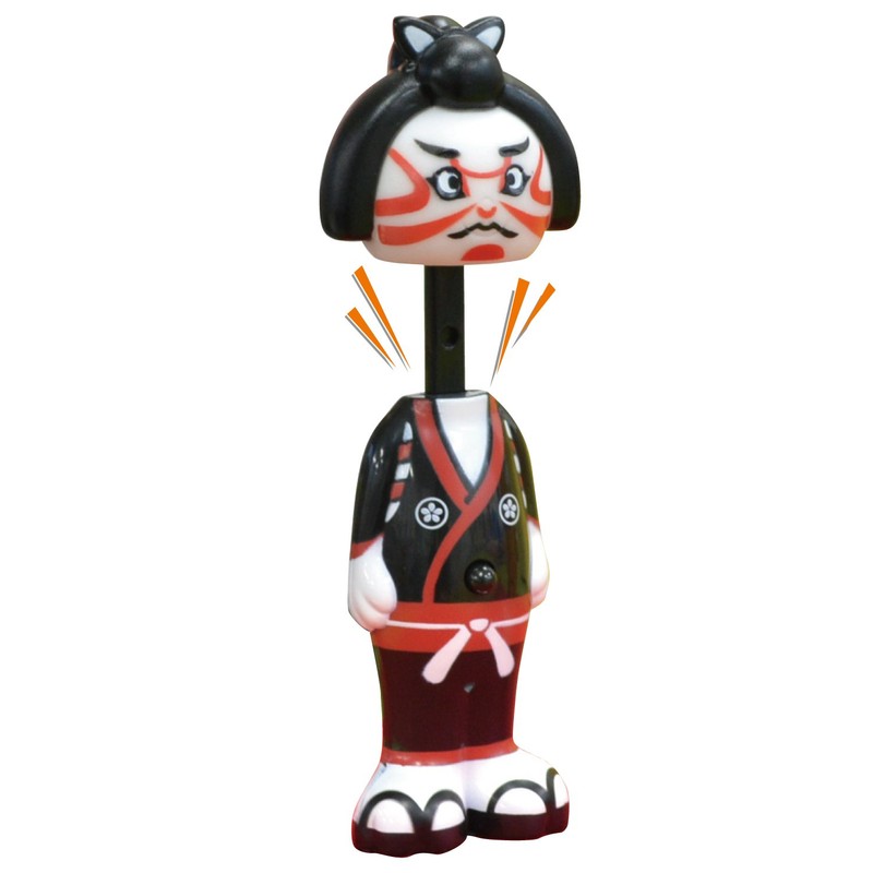 ユーカンパニー バウンスアップ歯ブラシ 歌舞伎 ブラック