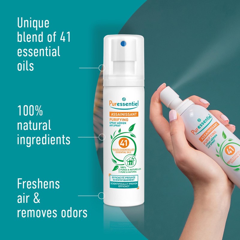 Puressentiel Purifying Air Freshener Spray - Room Spray with 41