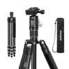 Jishane 62" Carbon Fiber Camera Tripod, Professional Camera Stand Monopod