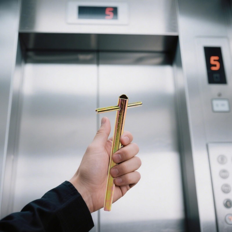 Triangular Elevator Door Key Universal Lift Key for Giant Elevators