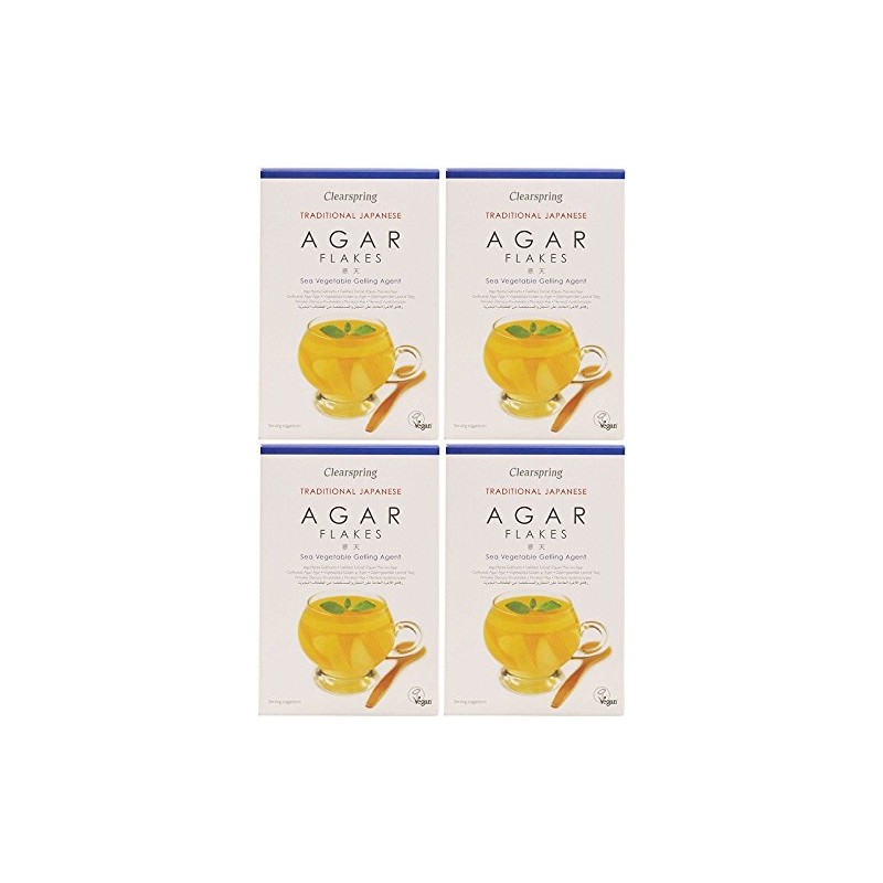 (4 PACK) - Clearspring - Agar Flakes | 28g |