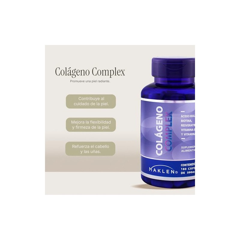 Fem Colageno Maklen Complex Mujer Colágeno Hidrolizado Acido Hialurónico Biotina
