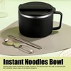 304 Stainless Steel Instant Noodle Bowl 1200ML Large Capacity Noodle