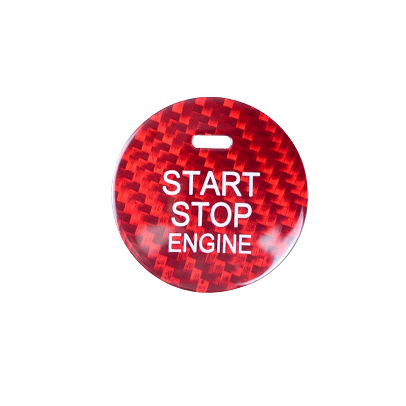 LANZMYAN Compatible with Mazda Engine Start Stop Button Cover Keyless