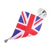 VILLFUL British Desk Flag with Base Uk Flag for Office