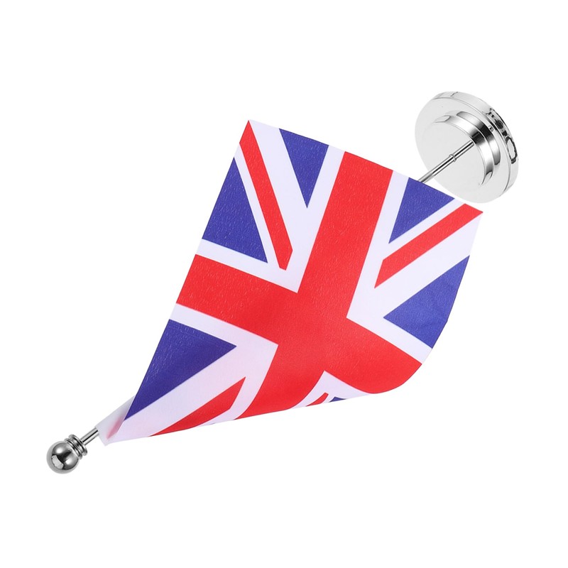VILLFUL British Desk Flag with Base Uk Flag for Office