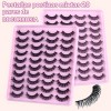 Pestañas Postizas Mixtas AS.mx, 20 Pares Naturales 3D de Faux