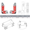 2pcs Inside/Outside 90 Degree Neodymium Welding Magnets Holder/Strong 30 60