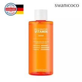Swanicoco 스와니코코 멀티 솔루션 비타민 토너 300ml [지성피부추천스와니코코 안티 세범 클렌징] Swanicoco Multi Solution Vitamin Toner 300ml [Recommended for Oily Skin Swanicoco Anti Sebum Cleansing]