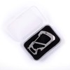 TACRAY Compact Carabiner Keychain Clip, Titanium EDC key holder, Anti-Lost