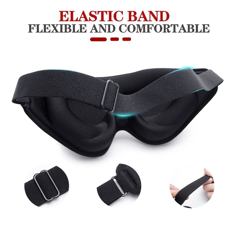 Sleep Mask, 3D Deep Contoured Eye Covers for Sleeping, 99%