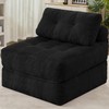 HABUTWAY Folding Sofa Bed, Convertible Sleeper Chair Bed w/Dual-Pillow &