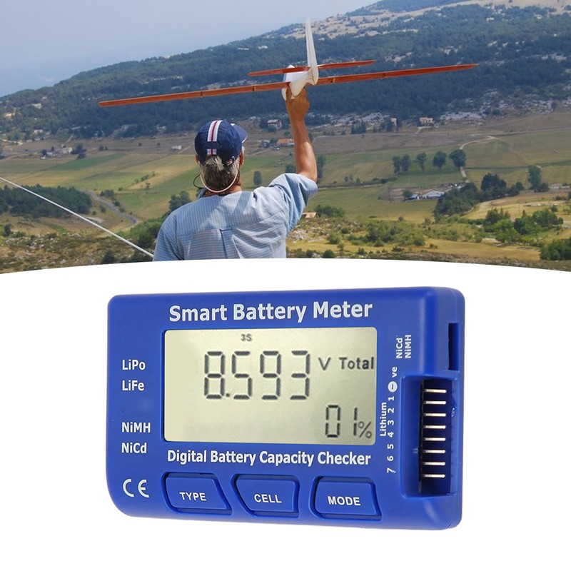 Battery Meter 5 in 1 Multifunctional Digital Battery Checker with