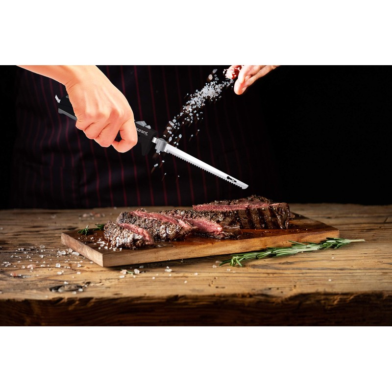 Courant Electric Knife Effortless Slicing and Carving, Soft Comfort Grip