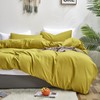 CLOTHKNOW Moss Green Full Size Comforter Sets 3Pcs Chartreuse Bedding
