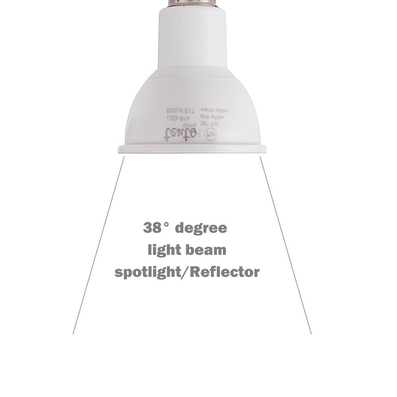 Tento Lighting E17 Led Light Bulb R14 Reflector 5.5w 450