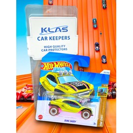 Hot Wheels Dune Daddy (Green, Pink & Brown) 5/10 HW Dirt - 2024-212/250 (Short Card) - includes a KLAS Car Keeper Protector Case - HTB28