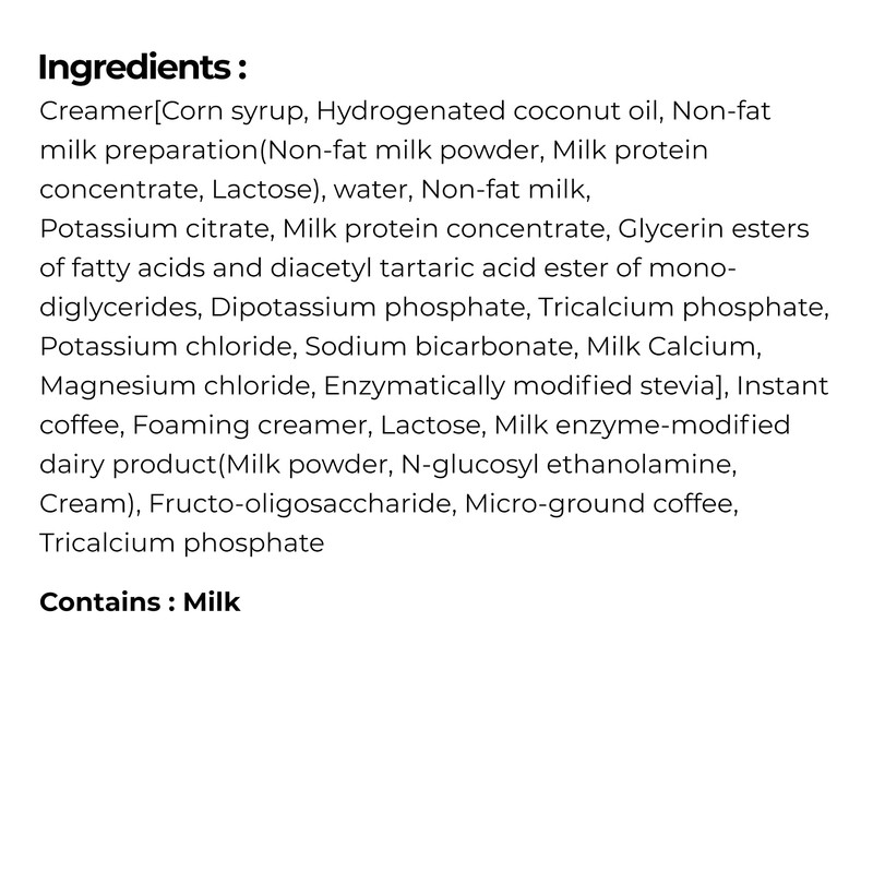 Namyang Lookas 9 Original Latte Instant Coffee 14.9g(Pack of 10)