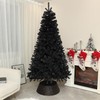 HOMCOM 7.5ft Tall Artificial Christmas Tree, Unlit Xmas Tree with