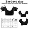 Dimeho 3 Pcs Underarm Sweat Vest, Breathable Armpit Sweat Proof