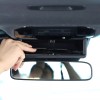 MXtech-23 Black ABS Interior Rearview Mirror Base Storage Box For