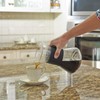 Cafe Brew PO108 BLACK 8 Cup Pour-Over Coffeemaker with Permanent