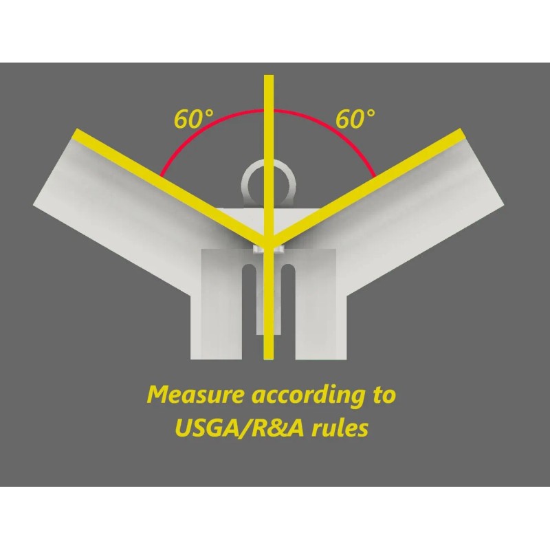 PoshGolf Golf Club Ruler - Fitting Tool - Length Measure