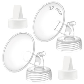 Maymom 22 mm Flange and Duckbill Valve Compatible with Spectra S1 Spectra S2 Spectra 9 Plus Not Original Spectra Pump Parts Replace Spectra S2 Pump Parts Spectra Flange Spectra Duckbill Valve