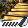 Solar Deck Lights Outdoor – Waterproof LED Step Lights for