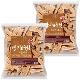 Domestic sliced ​​reishi mushroom slices 500g (2 pieces) Grade A reishi / 국산 절편 영지버섯 슬라이스 500g 2개 A급영지