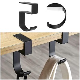 Hezhou Pack of 2 Bag Holders for Table Handbag Holder Hook Non-Slip Bag Hook Holder Table Bag Holder for Hanging Purses, Keys (Black)