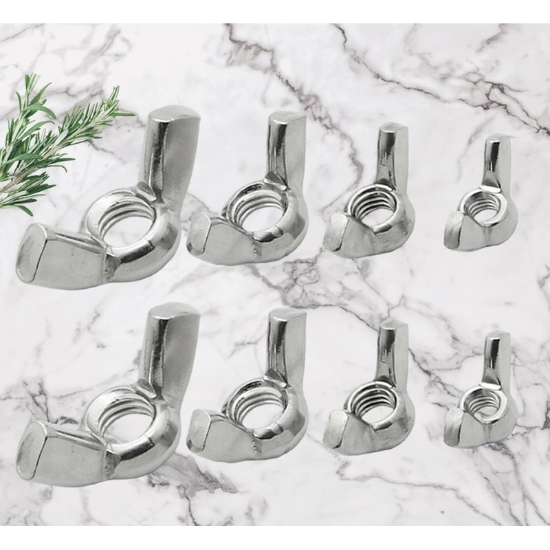 M5 Wing Nuts Marine Grade in A4 Stainless Steel 316
