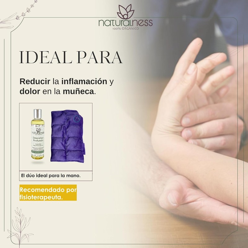 Pack Muñequera : Compresa De Semillas Para La Muñeca y