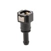 LST Quick coupling with counterpart set, fuel line, straight, smooth,