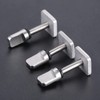 2pcs Stainless Steel Fin Screw Fin Screw Plate Set Nut