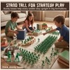 3 otters 80PCS Green Army Men Classic, 2-Inch Toy Soldiers,
